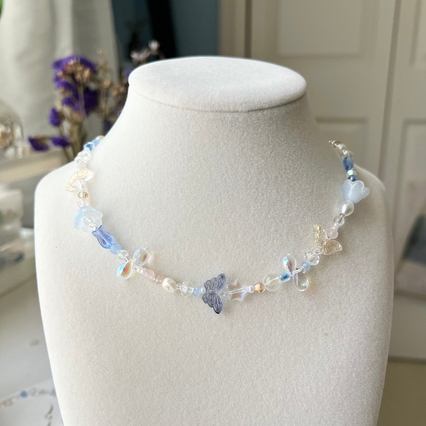 'for lovers' lamp necklace