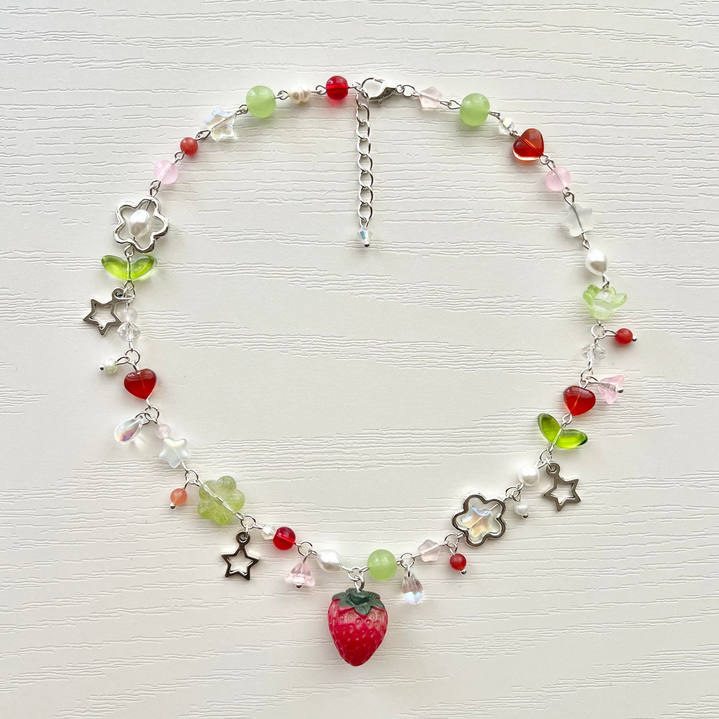 strawberry necklace