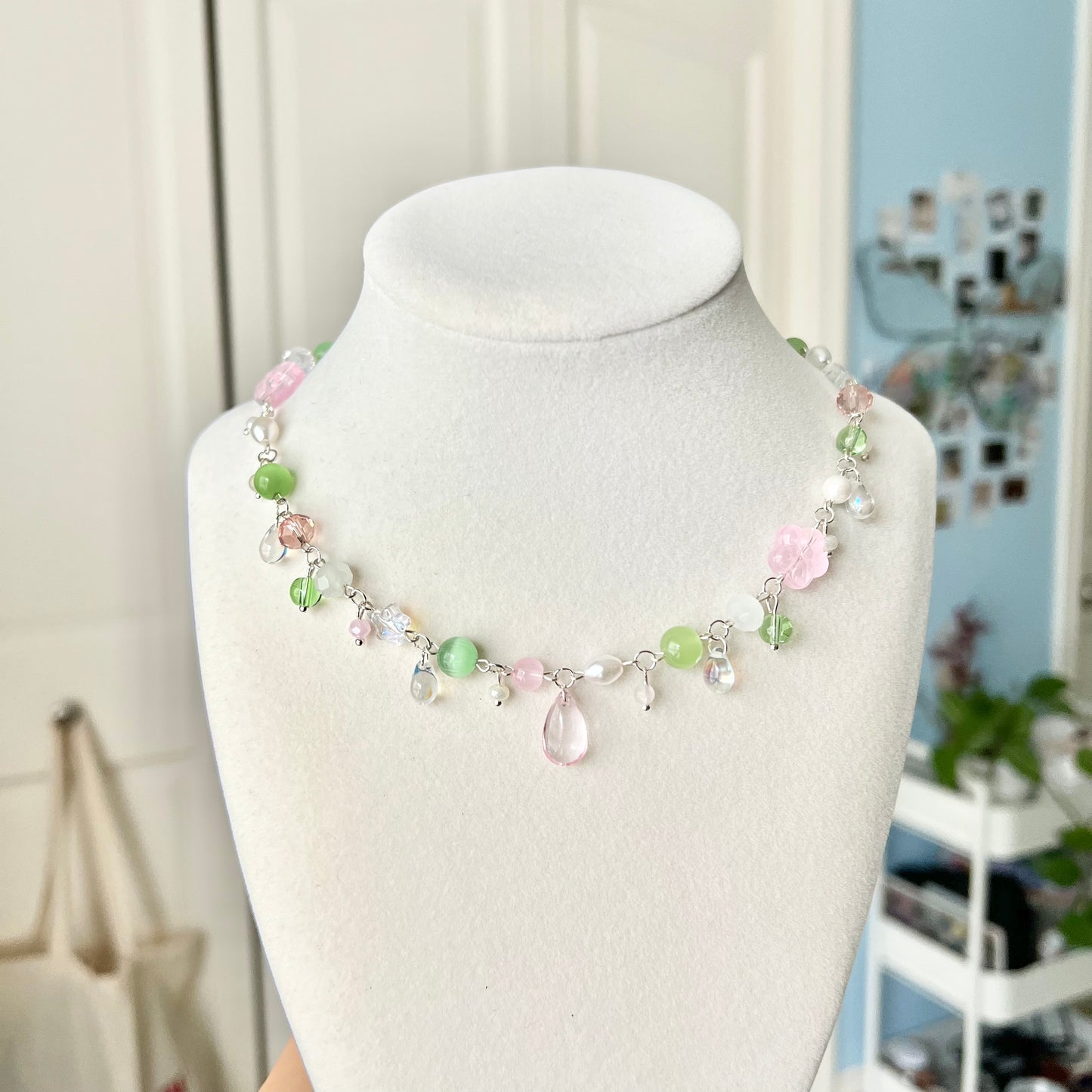 cherry blossom necklace