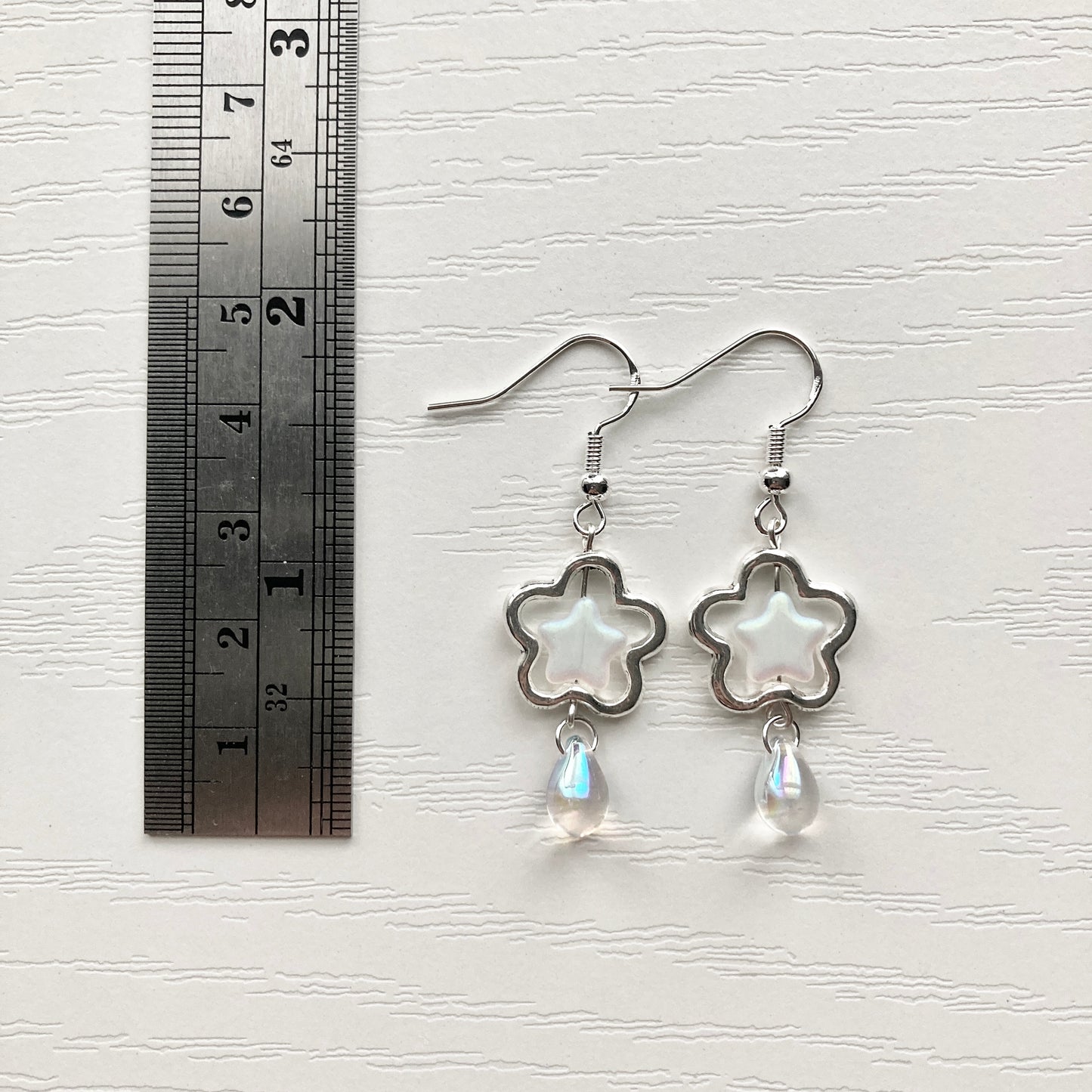 star flower earrings